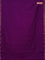 Arani semi silk saree purple with plain body and small zari woven border