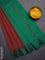 Arani semi silk saree dual shade of maroon and green with plain body and temple design border