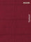 Chettinad cotton saree maroon shade with thread woven buttas and thread woven border