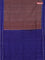 Ikat cotton saree maroon grey and blue with allover ikat butta weaves and rettapet border