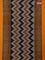 Ikat cotton saree multi colour and mustard shade with allover zig zag weaves and simple border