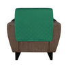 1 Seater Reversible Sofa Cover 179 cm x 165 cm (Emerald & Light Green)