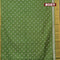 Bhagalpuri saree green with allover butta prints and zari woven border