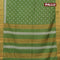 Bhagalpuri saree green with allover butta prints and zari woven border