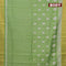 Bhagalpuri saree green with allover butta prints and zari woven border