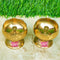 Brass Tamatar Puja Diya, Brass Decorative Oil Diya (Pack of 2 Pcs)