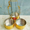 Brass Tiffin Box Set, Brass Lunch Box 3 Tier