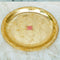 Brass Puja Plate, Multipurpose Plate, Puja Thali (Dia 8.5 Inches)