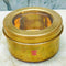 Brass Box, Masala Box, Stroge box, Dabba, Gift Item (Dia 4 Inches)