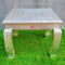 Silver Coated Wooden Chowki Stool, Puja Chowki For Rent