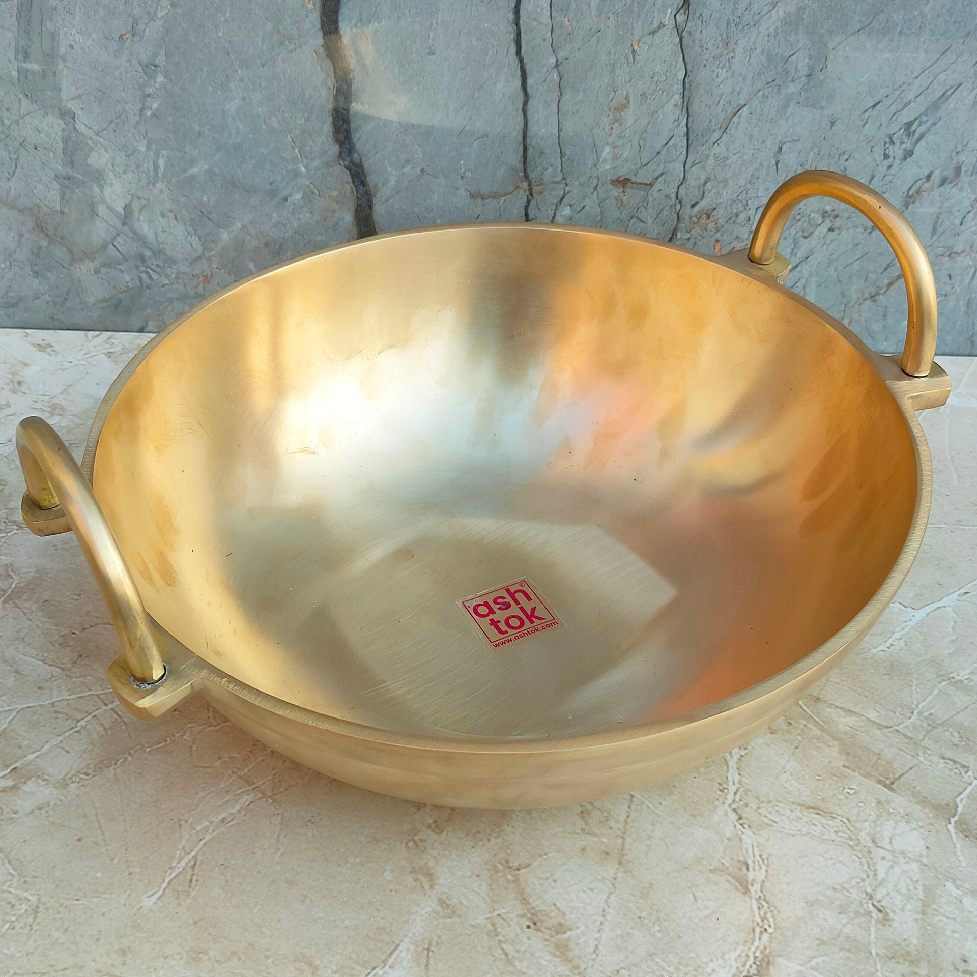 Buy Brass Bowl with Handles  Brass Gangalam at Best Price – Ashtok