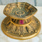 Brass Antic Finish Incense Holder, Brass Antic Panchbatti Diya