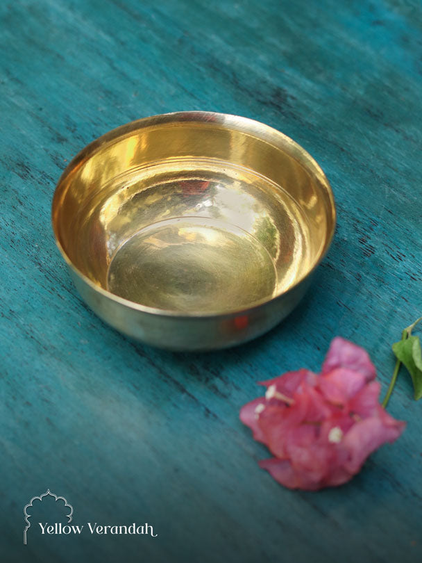 Pure Brass Serving Bowl - 4.5