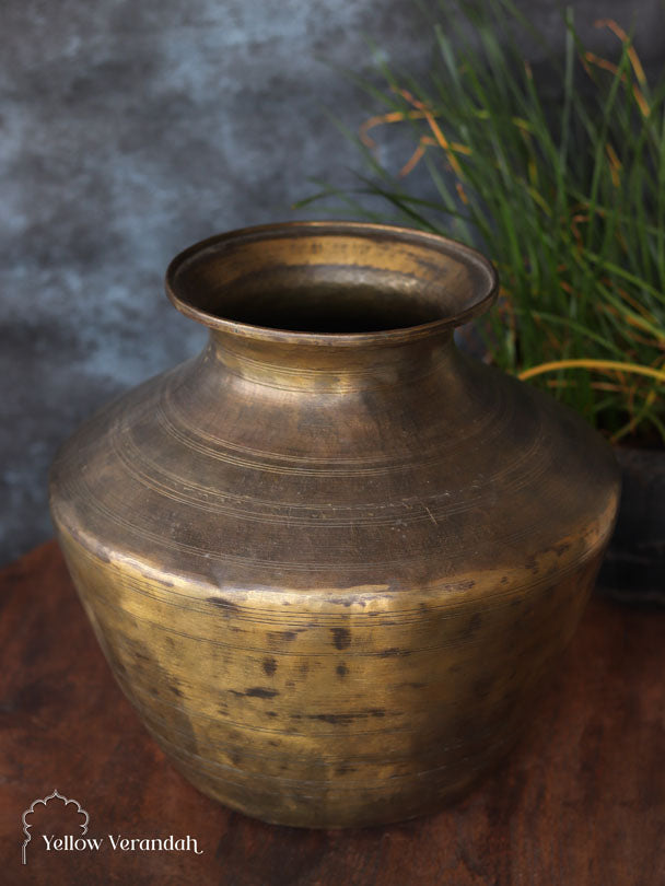 Vintage Brassware Large Pot