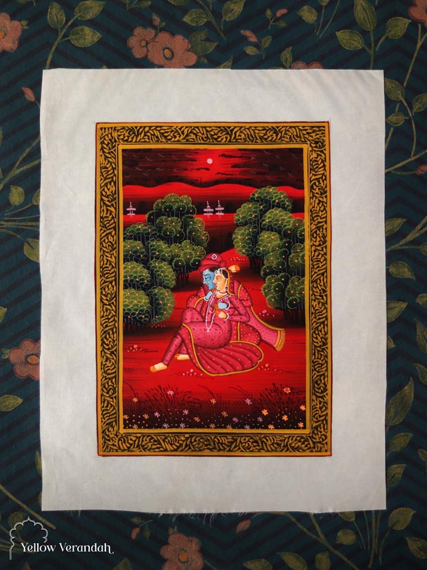 Radha Rani Pick Original Pichwai Painting - Radha Krishna – Cherrypick