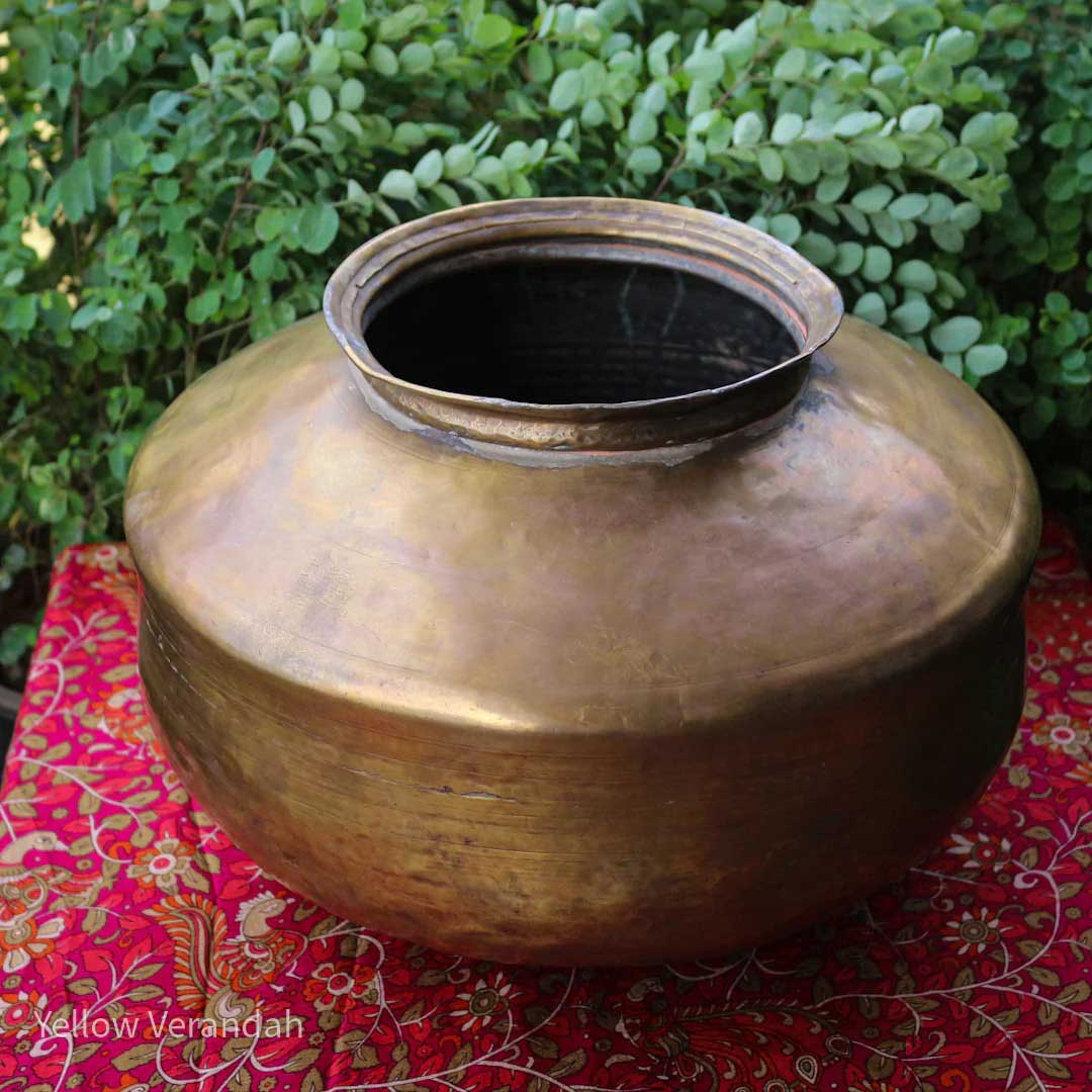 Vintage Brassware Large Pot