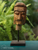 Wooden Tribal Face