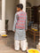 Set of 3 - Hrishi Organic Cotton Long Kurta with Jacket