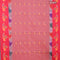 Bengal cotton saree maroon shade and red with thread woven buttas and long thread woven border without blouse