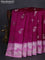 Banarasi poona silk saree dark pink and light pink with zari woven buttas and zari woven border