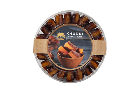 Khudri With Apricot | Premium Saudi Arabian Dates