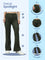 Black Suede Bell Bottom