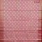 Banarasi kota saree light pink and pink with zari woven buttas and zari woven border