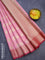 Banarasi kota saree light pink and pink with zari woven buttas and zari woven border