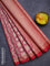 Banarasi kota saree pink shade and maroon with allover zari weaves and zari woven border