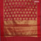 Banarasi kota saree maroon with zari woven buttas and zari woven simple border