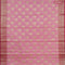 Banarasi kota saree light pink and pink with zari woven paisley buttas and zari woven border