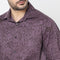 Celebration™ Shirts Elegant 60's 100% Cotton Satin - Regular Fit Printed Shirt