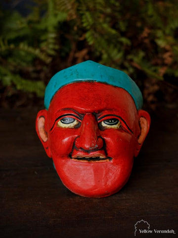 Himalayan Wooden Protecting Mask