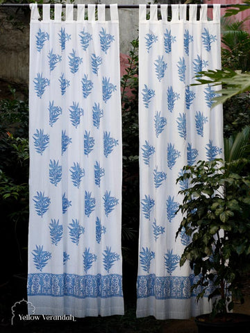 Cotton Sheer Curtains (Pair)