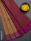 Bengal soft cotton saree sandal and purple with allover weaves and simple border