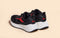 Cosmo Comfort Sneakers : Black-Red