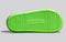 Cushers Flips For Men : Neon Green