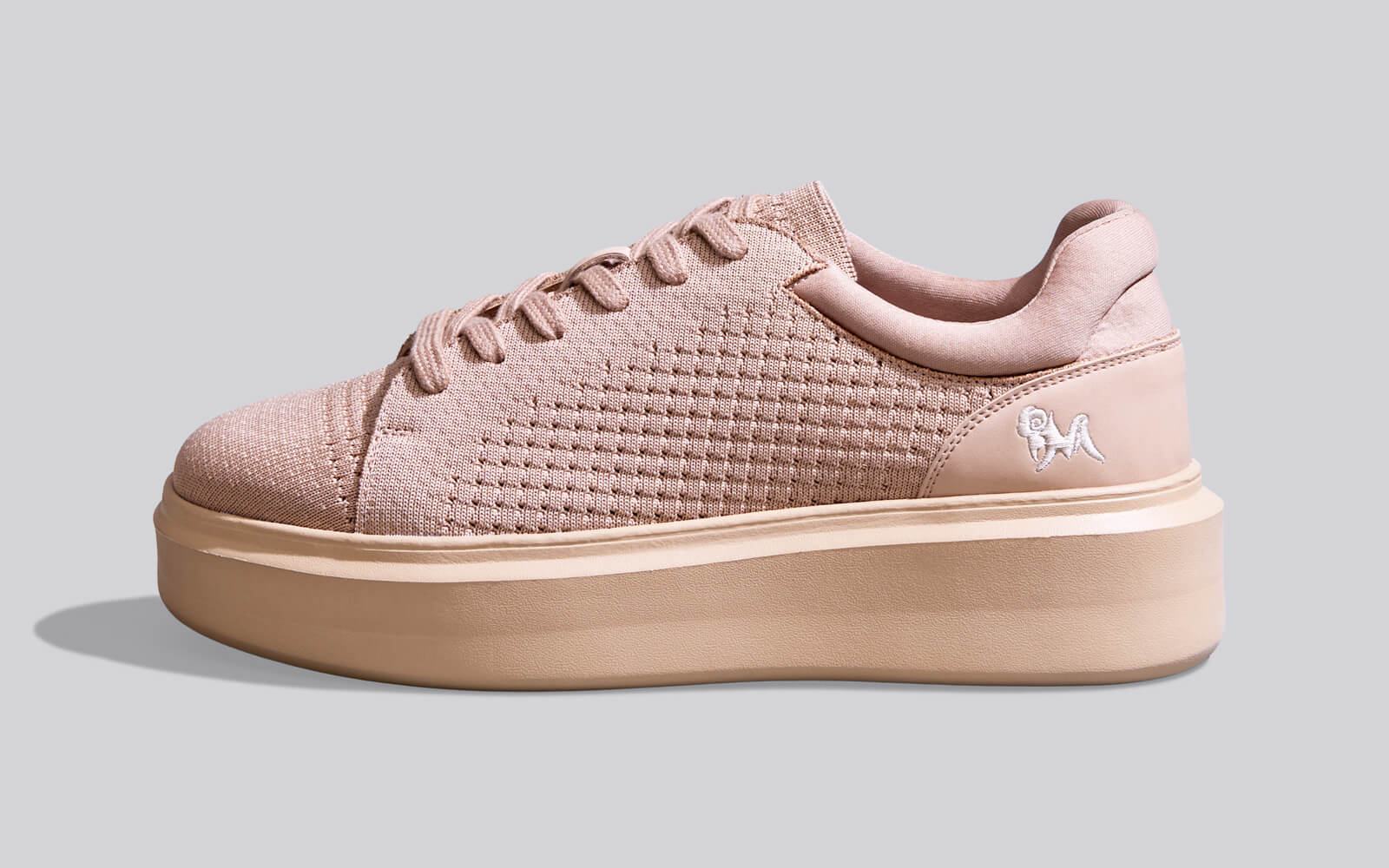 Chunky Lace Ups for Women : Beige