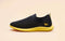 Spotlight Slip Ons : Hale Black / Yellow Sole