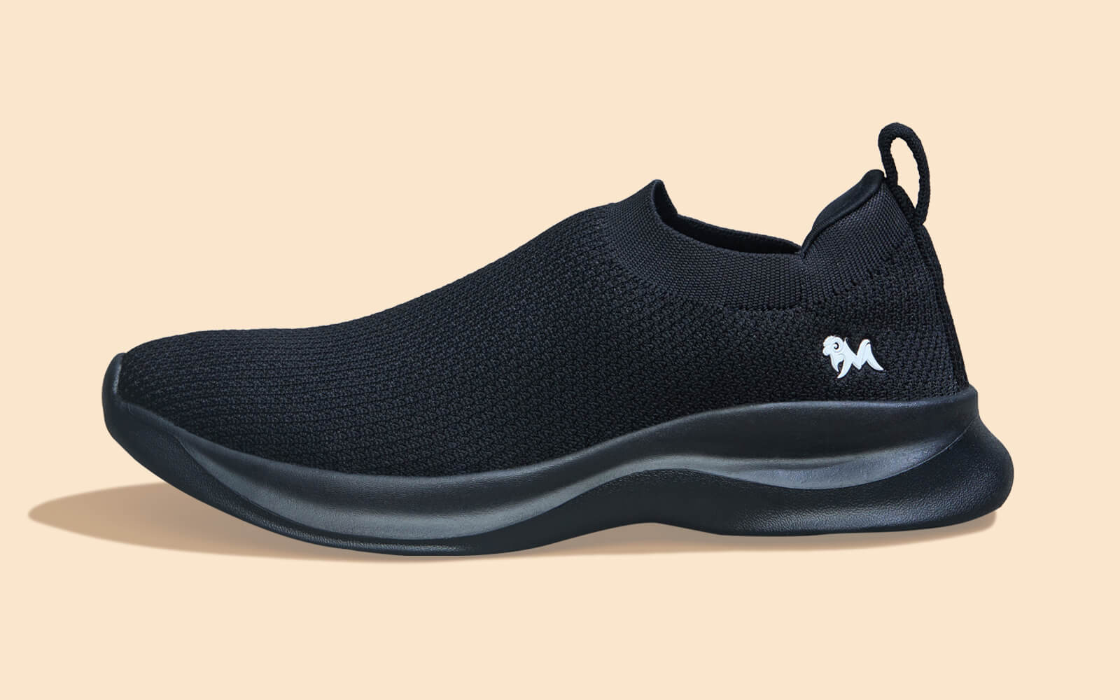 Cloud Flex Slip Ons : Black