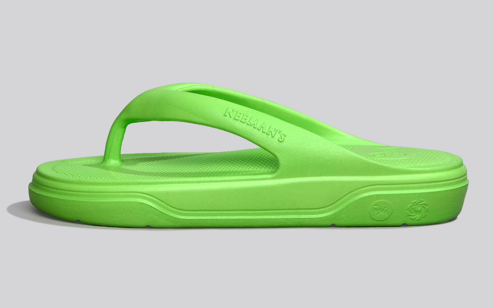 Cushers Flips For Women : Neon Green