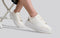 Chunky Lace Ups for Women : Ivory