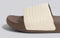 FootBed Slides for Women : Ivory Brown