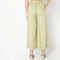 Ankle Length Flare Fit Solid Culottes