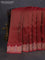 Banarasi mushru silk saree maroon with allover zari weaves and zari woven border