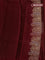 Banarasi mushru silk saree maroon with allover zari weaves and zari woven border
