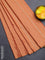 Arani semi silk saree rust shade with allover silver zari weaves in borderless style