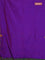 Arani semi silk saree deep purple and dual shade of green with thread woven buttas and thread woven butta border