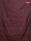 Arani semi silk saree deep maroon with allover zari weaves in borderless style