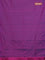 Arani semi silk saree purple with copper zari woven buttas in borderless style